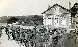 German prisoners captured night of July 1, 1918, by 9th and 23rd Infantry, 2nd. Division