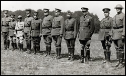 2nd Division review, Bois de l’Eveque, August 25, 1918.