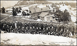 2nd Division soldiers on leave from the Rhine River