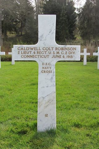 Grave of 2d Lt. Robinson, Caldwell C.