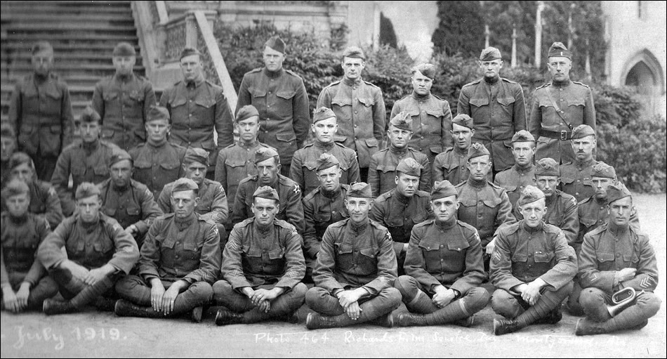 23rd Amb.Co. — 2nd Division — "A.E.F." — Germany — July 1919