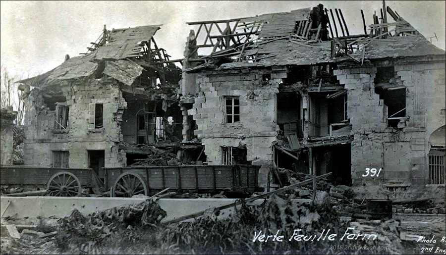 Verte Feuille Farm July 1918
