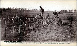 Au bois Belleaux - Les Tombes americaines - (Photo 1918)