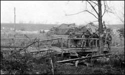 Bridge built by 2d. Engrs. near Somme-Py. October 7, 1918.