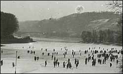 Ice Skating in Coblenz, Germany, Feb. 11, 1919