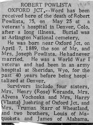 Robert Powlista Obituary