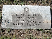 Grave of PAUL, William A.