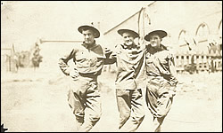 James L. Sheridan (#156752) and two unknown soldiers