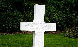 Grave of Brig. Gen. James F. McIndoe at Aisne Marne Cemtery