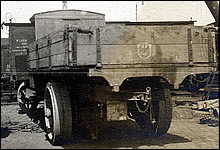 Dutch truck at Engers, Germany 1919
