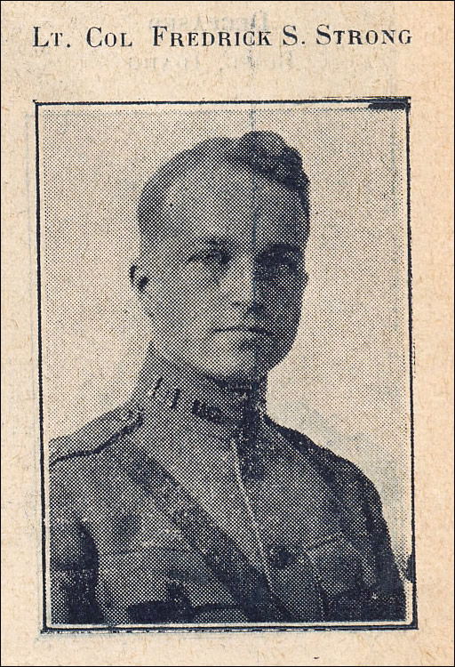 LIEUTENANT-COLONEL FREDERICK S. STRONG, JR.