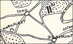 3rd Battalion, 6th Marines, Meuse-Argonne Map