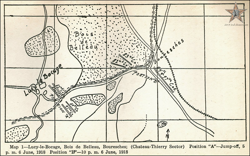 3rd. Bn. 6th Marines, Belleau Wood, 6 June 1918