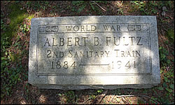 Albert B. Fultz, 2nd Sanitary Train, 1884-1941