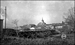 Bridge at Pouilly, France built by 2nd Engineers Nov. 16, 1918