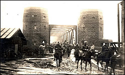 December 13, 1918 East end of Remagen Bridge.